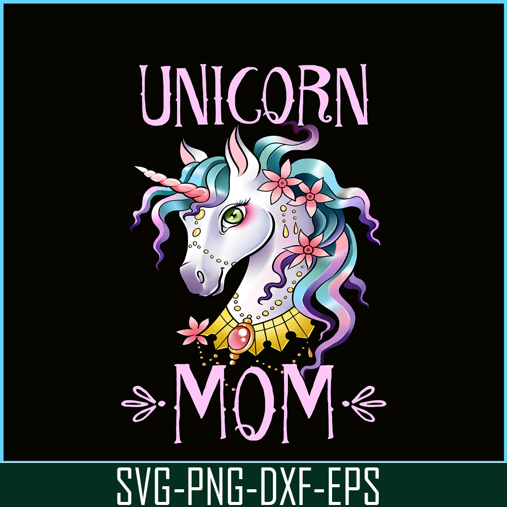 PNG141023680-Unicorn Mom - Unicorns Mama Theme Birthday Mother T Shirt Slim Fit T-Shirt Png.png