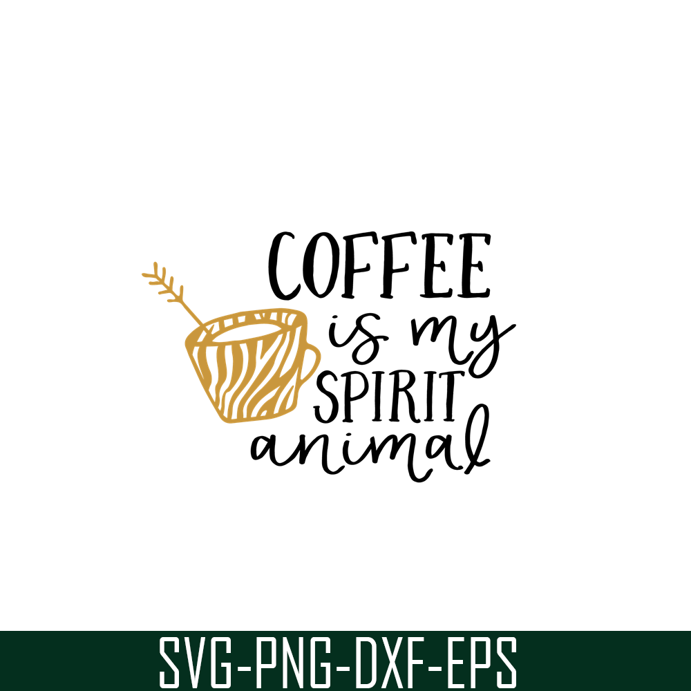 STB108122331-Coffee Is My Spirit Animal SVG, Starbucks SVG, Starbucks Coffee SVG STB108122331.png