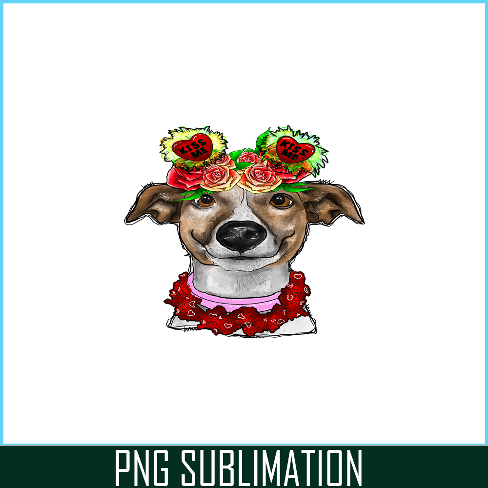 VLT19102335-Cute Dog Valentine Day PNG, Hearts Valentine PNG, Valentine Holidays PNG.png