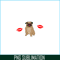 VLT21102347-Pug And Kisses PNG, Animal Valentine PNG, Valentine Holidays PNG.png