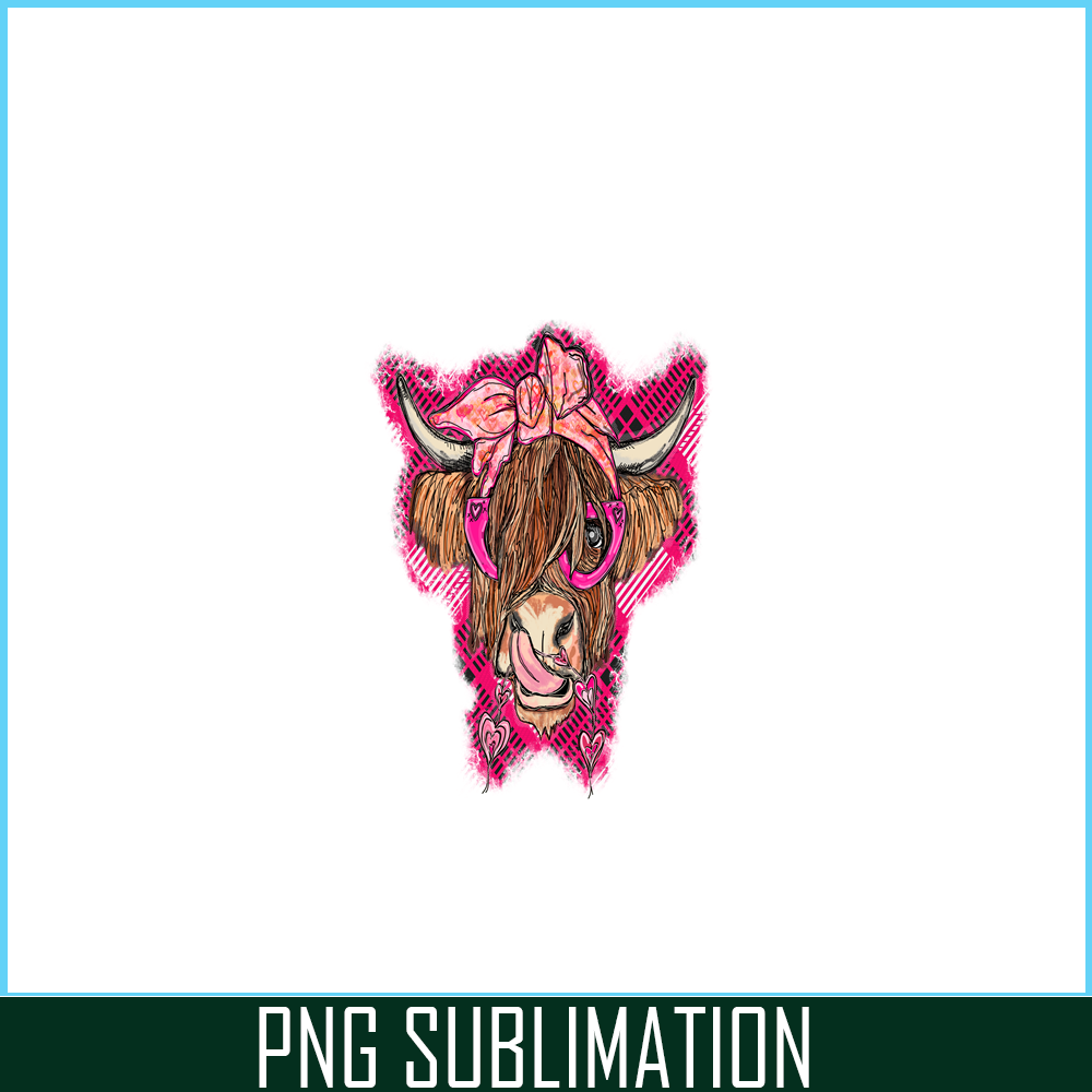 VLT21102395-Valentine Highland Cow PNG, Sweet Valentine PNG, Valentine Holidays PNG.png
