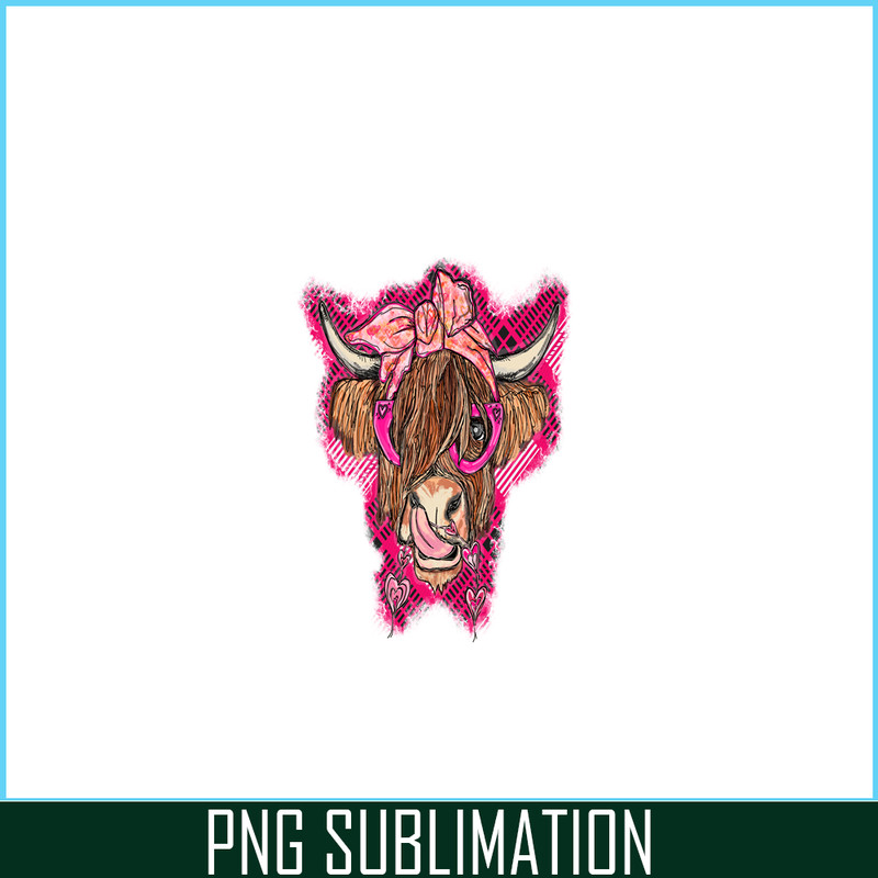 VLT21102395-Valentine Highland Cow PNG, Sweet Valentine PNG, Valentine Holidays PNG.png