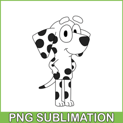 chloe line png chloe bluey png bluey character png