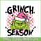 CRM13112331-Grinch Season PNG, Grinch Say Hi PNG, Pink Christmas PNG.png