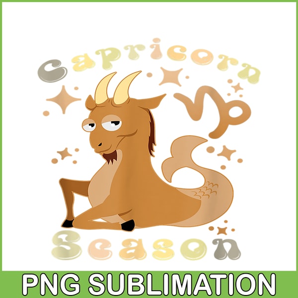CPB28102337-Capricorn Season PNG Zodiac Sign PNG Horoscope Cartoon PNG.png