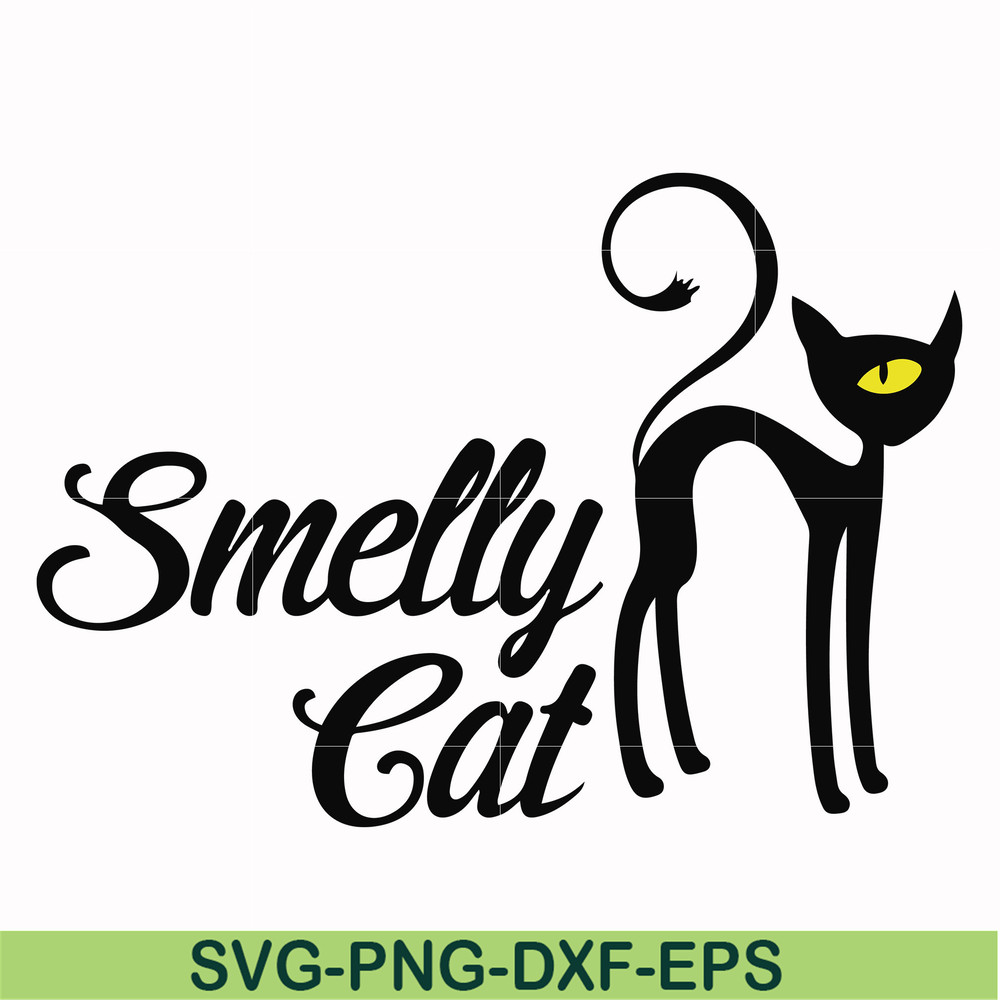 FN0001004-Smelly cat svg, png, dxf, eps file FN0001004.jpg