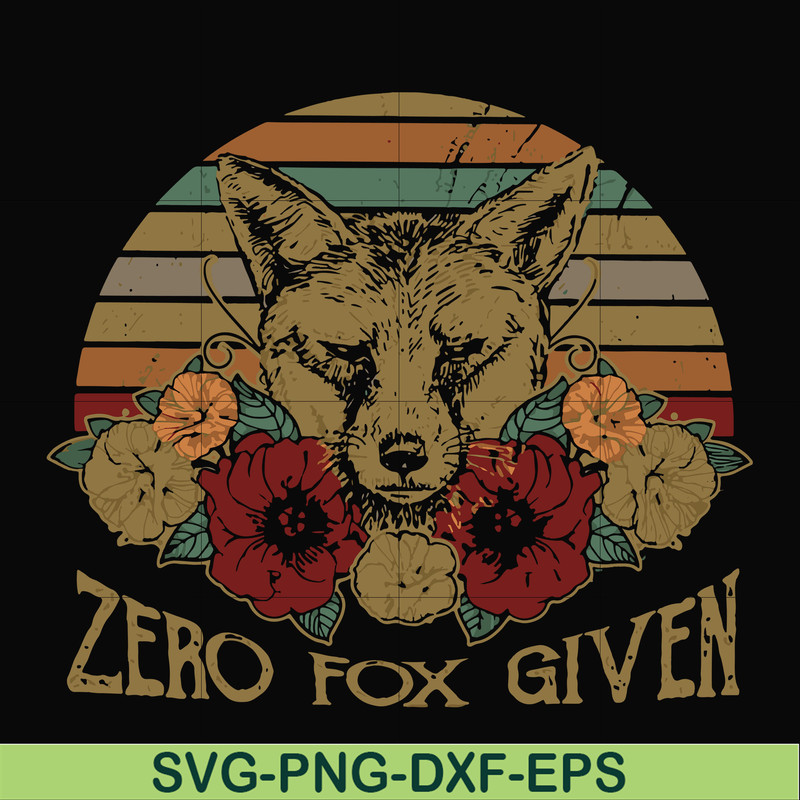 FN000349-Zero fox given svg, png, dxf, eps file FN000349.jpg