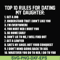 FN000622-Top 10 rules for dating my daughter svg, png, dxf, eps file FN000622.jpg