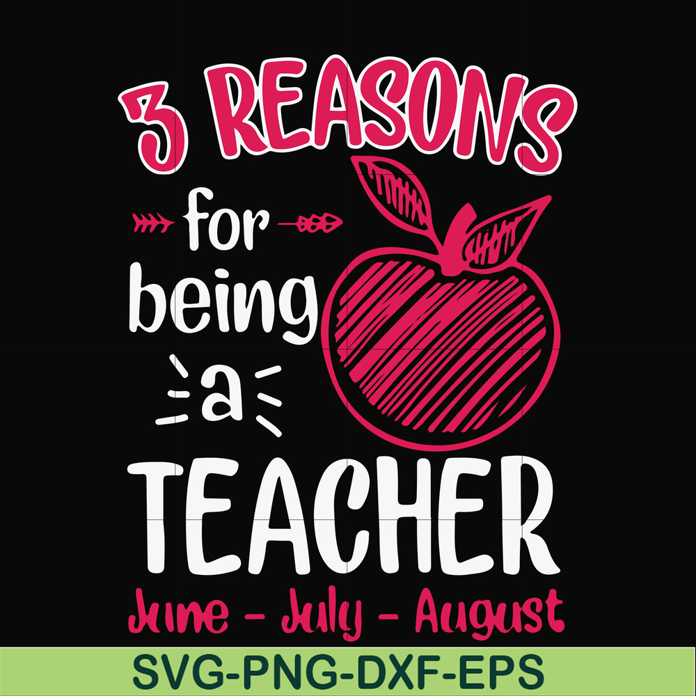 FN000630-3 reasons for being a teacher svg, png, dxf, eps file FN000630.jpg