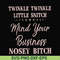 FN00075-Twinkle twinkle little snitch mind your business nosey bitch svg, png, dxf, eps file FN00075.jpg