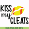FN000982-Kiss my cleats svg, png, dxf, eps file FN000982.jpg