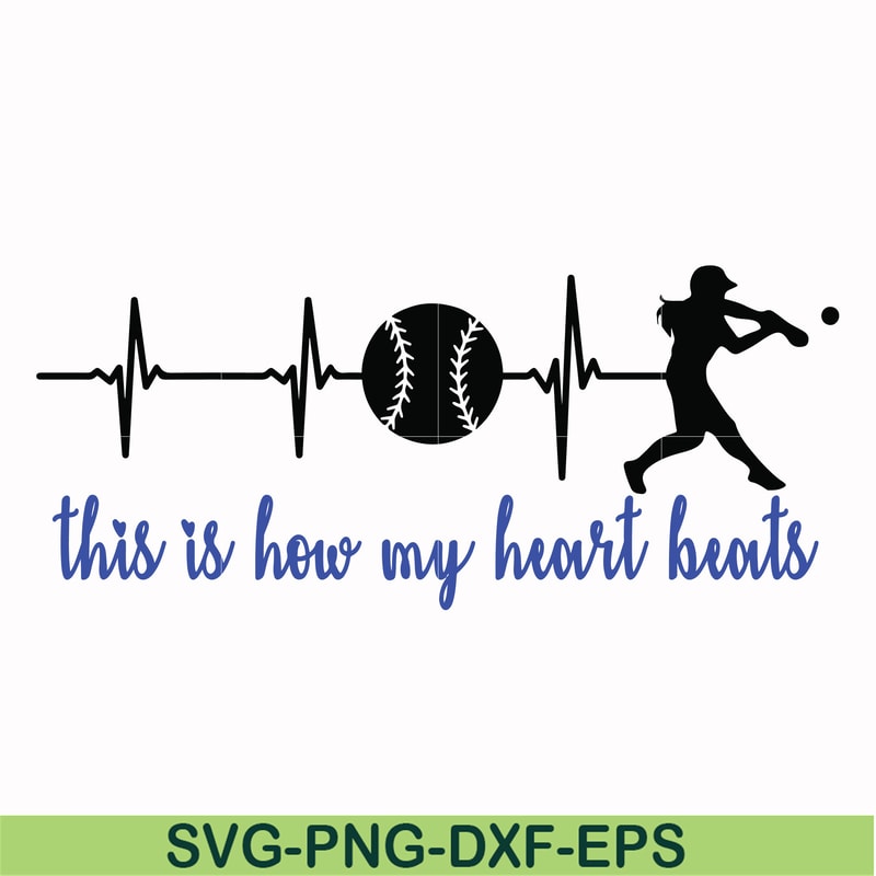 FN000985-This is how my heart beats svg, png, dxf, eps file FN000985.jpg