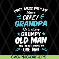 proud grandkids crazy svg, png, dxf, eps digital file ftd08062106
