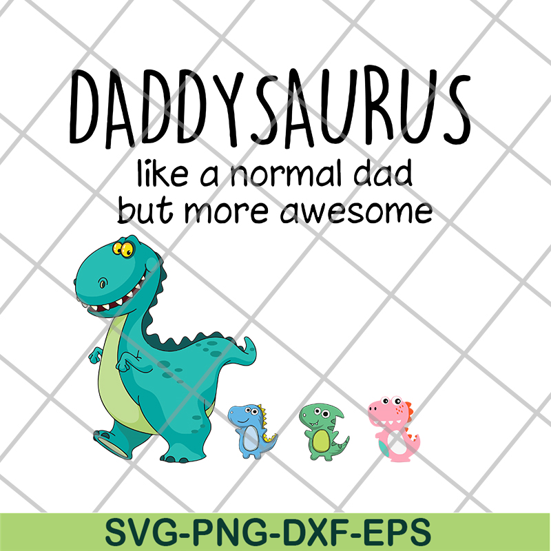 FTD10062114-Daddysaurus and kids svg, png, dxf, eps digital file FTD10062114.jpg