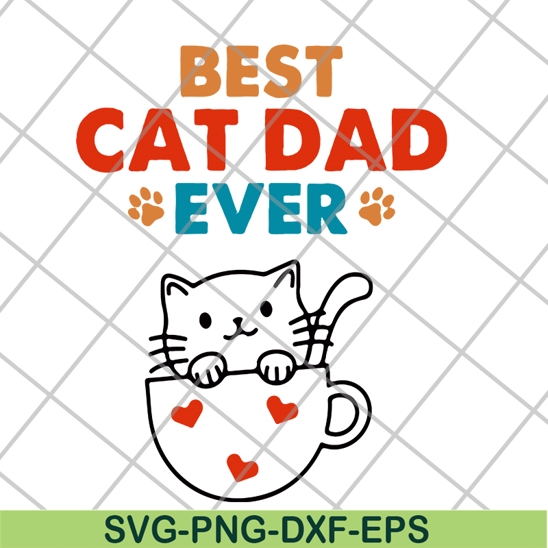 FTD10062119-Cats Best Cat Dad svg, png, dxf, eps digital file FTD10062119.jpg