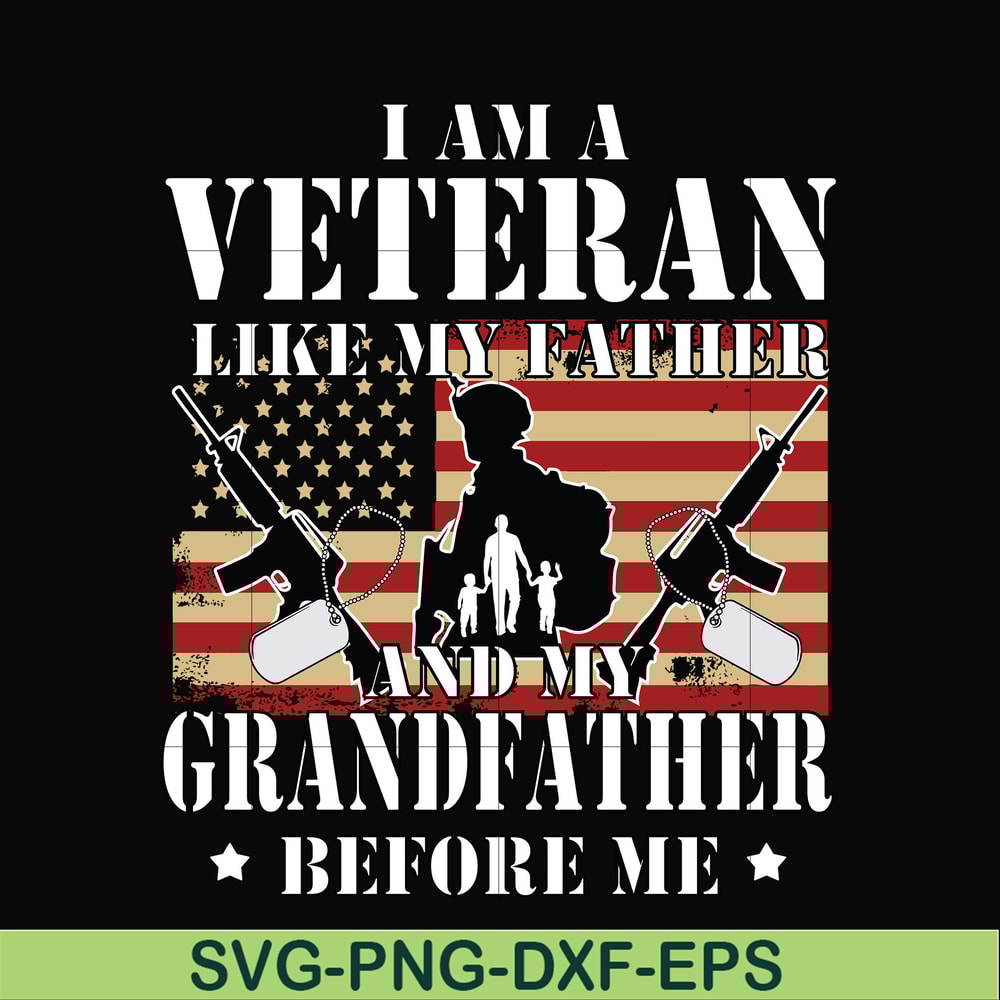 FTD118-I am a veteran svg, png, dxf, eps, digital file FTD118.jpg