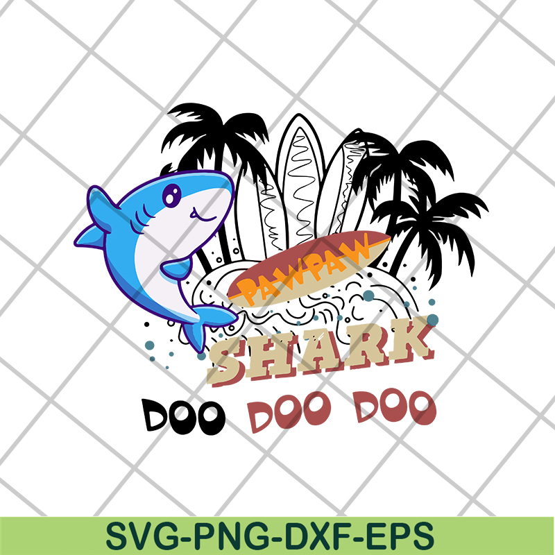 FTD18052117-doo doo shark svg, png, dxf, eps digital file FTD18052117.jpg