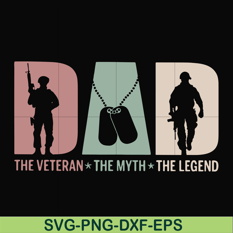 FTD28-The veteran the myth the legend svg, png, dxf, eps, digital file FTD28.jpg