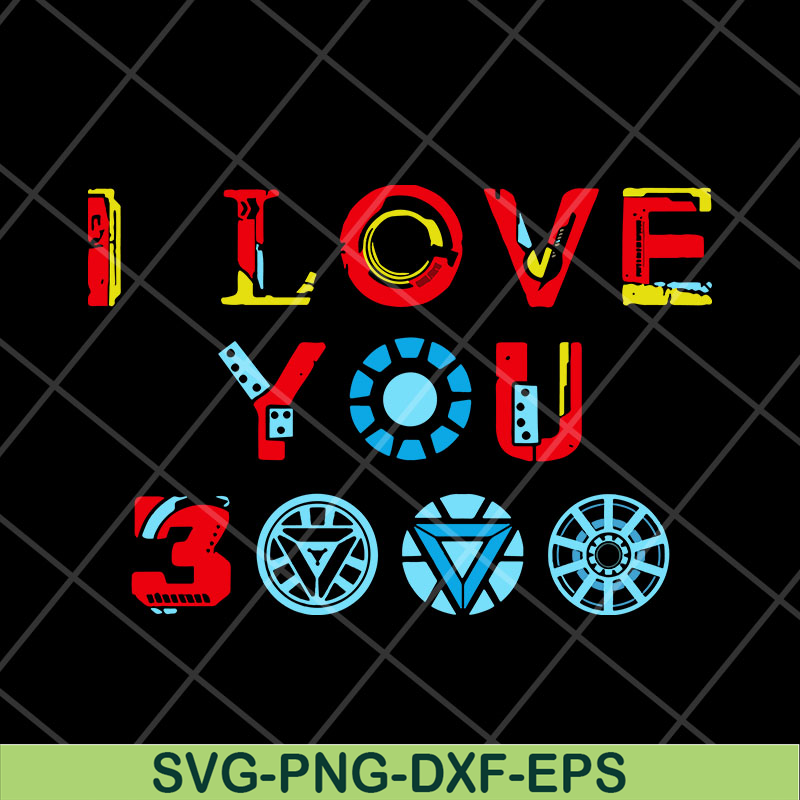 FTD29042109-I love you 3000 svg, Fathers day svg, png, dxf, eps digital file FTD29042109.jpg