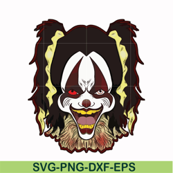 clown svg, halloween svg, png, dxf, eps digital file hlw0016