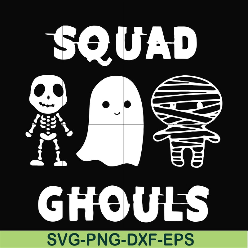 HLW0030-Squad ghouls svg, halloween svg, png, dxf, eps, digital file HLW0030.jpg