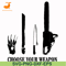 HLW0110-choose your weapon svg, png, dxf, eps digital file HLW0110.jpg