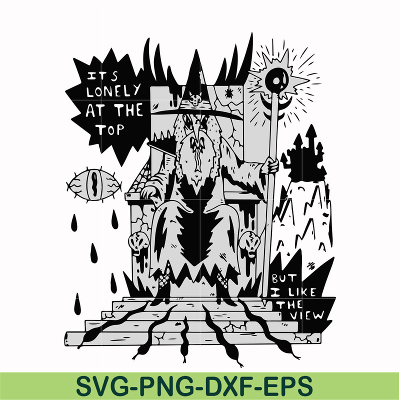 HLW0144-it's lonely at the but i like the view svg, png, dxf, eps digital file HLW0144.jpg