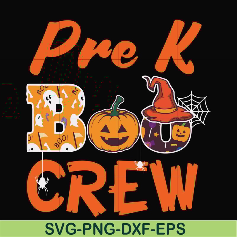 HLW2007209-Pre k boo crew svg, halloween svg, png, dxf, eps digital file HLW2007209.jpg