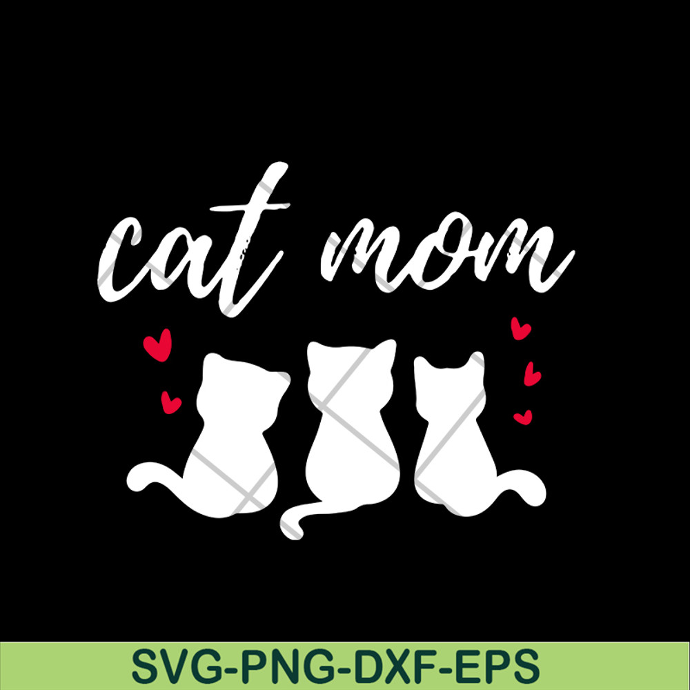 MTD03042111-Cat mom svg,Mother's day svg, eps, png, dxf digital file MTD03042111.jpg