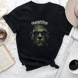Vintage Franken.stein Horror Movie Black T-Shirt