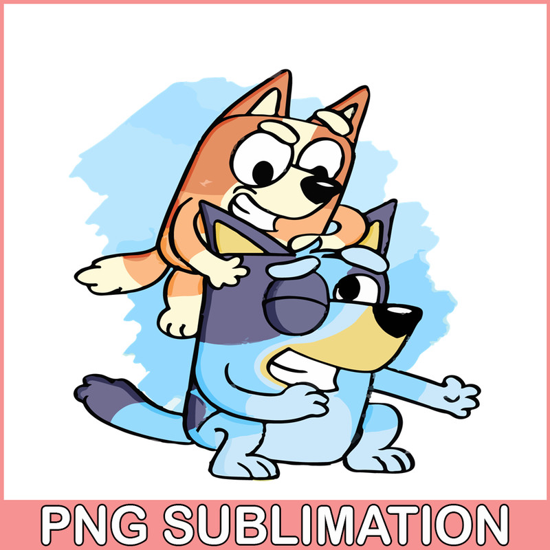 BL22112337-Funny Bluey Siblings SVG PDF PNG Bandit And Chilli SVG Bluey Family SVG.png