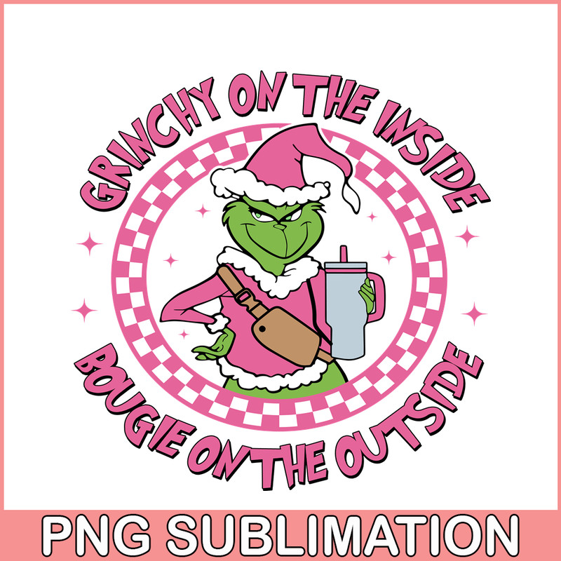 CRM13112353-Grinch On The Inside SVG PNG DXF EPS JPG, Bougie On The Outside SVG, Fashion Grinch SVG.png