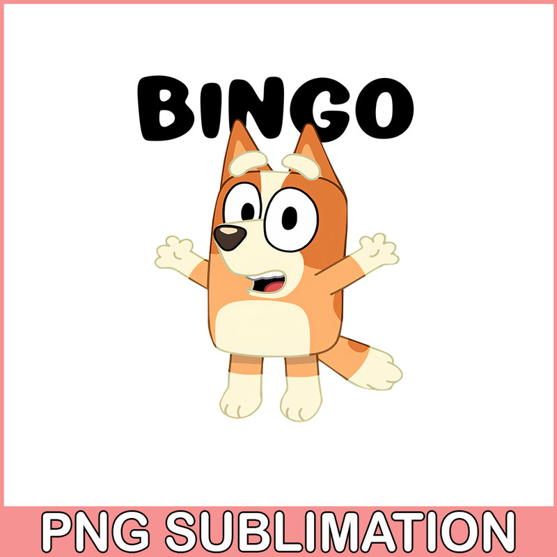 BLP22112303-Adorable Bingo PNG Bluey Character PNG Bluey Movie PNG.png