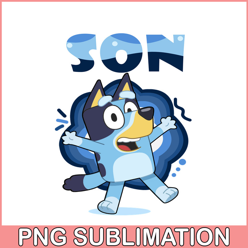 BLP22112311-Son Of Bluey Family PNG Bandit Heeler PNG Funny Bluey SOn PNG.png