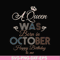 BD0081-A Queen Was Born In October Happy Birthday To Me svg, png, dxf, eps digital file BD0081.jpg