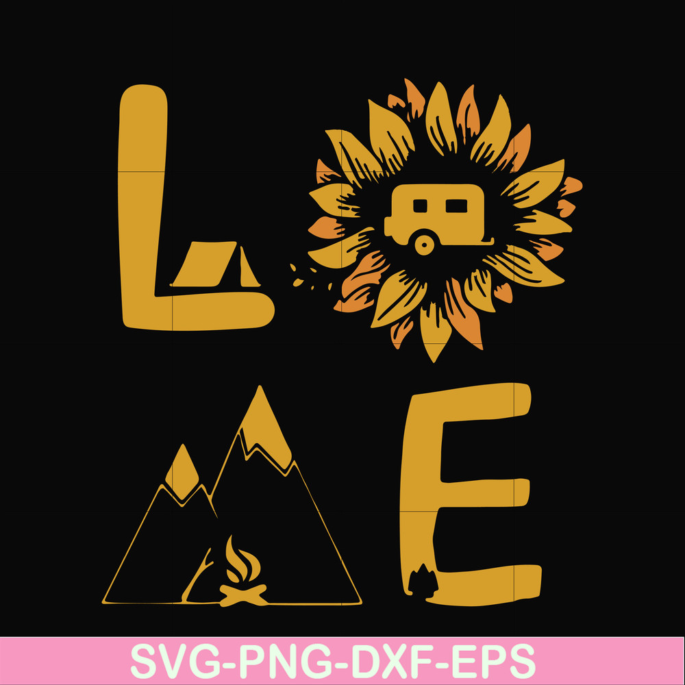 CMP010-LOVE camping svg, png, dxf, eps digital file CMP010.jpg