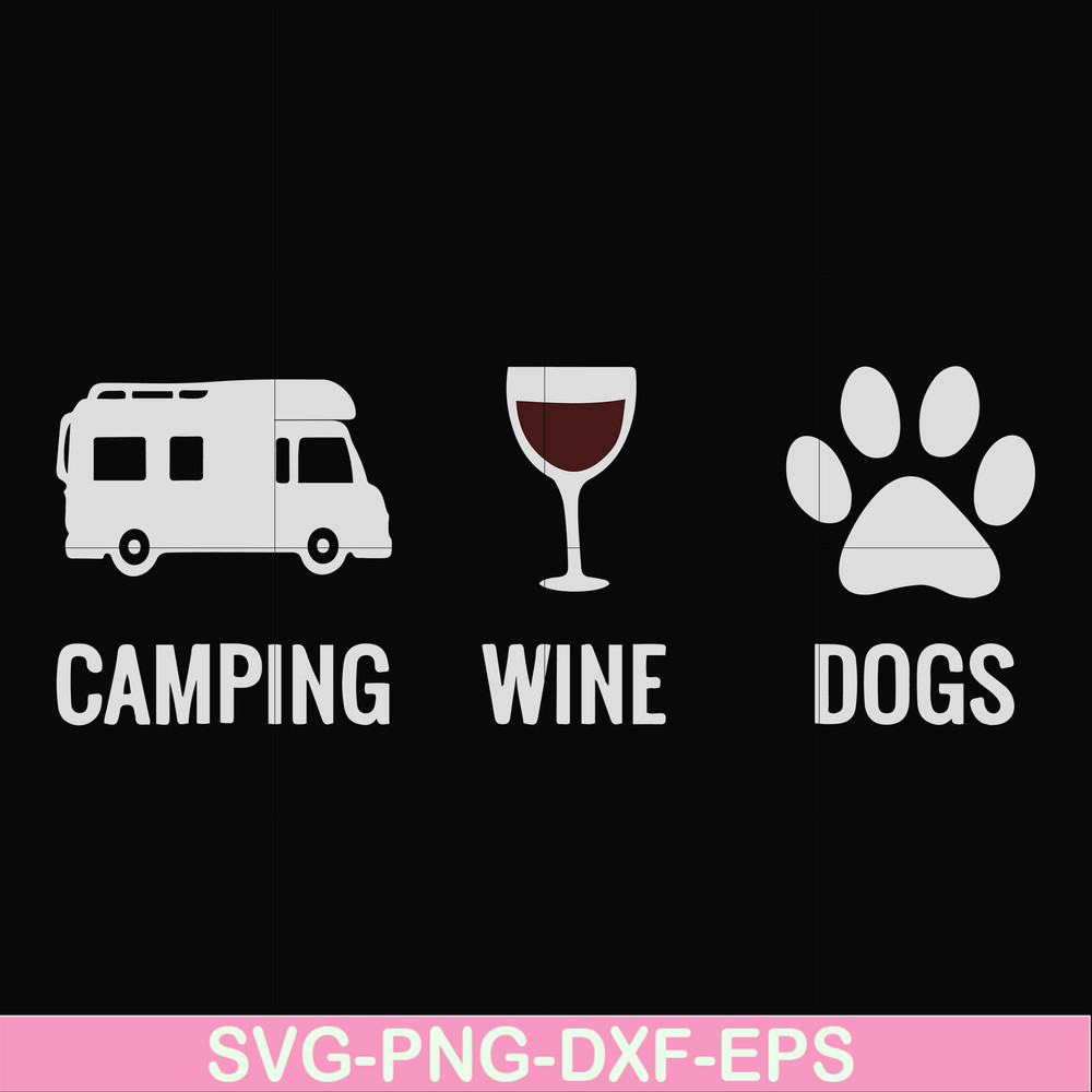 CMP012-camping wine dogs svg, png, dxf, eps digital file CMP012.jpg