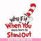 DR00012-Why fit in when you were born to stand out svg, png, dxf, eps file DR00012.jpg