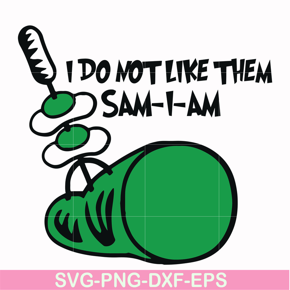 DR000123-I do not like them sam-I-am svg, png, dxf, eps file DR000123.jpg