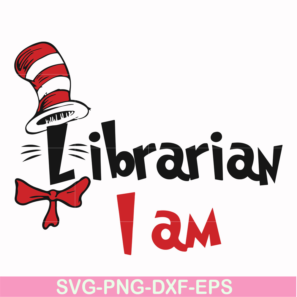 DR000132-Librarian I am svg, png, dxf, eps file DR000132.jpg