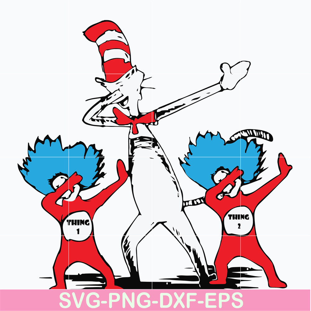 DR0601215-Dr seuss dabbing SVG, Dr seuss svg, png, dxf, eps digital file DR0601215.jpg