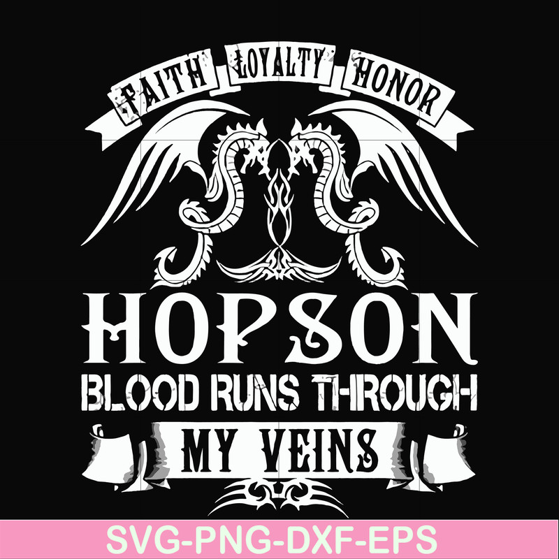 FN000201-Hopson blood runs through my veins svg, png, dxf, eps file FN000201.jpg
