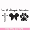 FN000301-I'm a simple woman svg, png, dxf, eps file FN000301.jpg