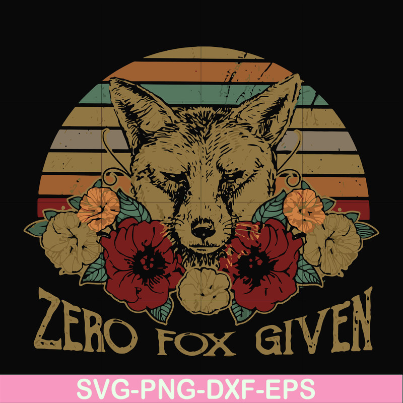 FN000349-Zero fox given svg, png, dxf, eps file FN000349.jpg