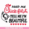FN000406-Feed me chick fil A tell me I'm beautiful svg, png, dxf, eps file FN000406.jpg