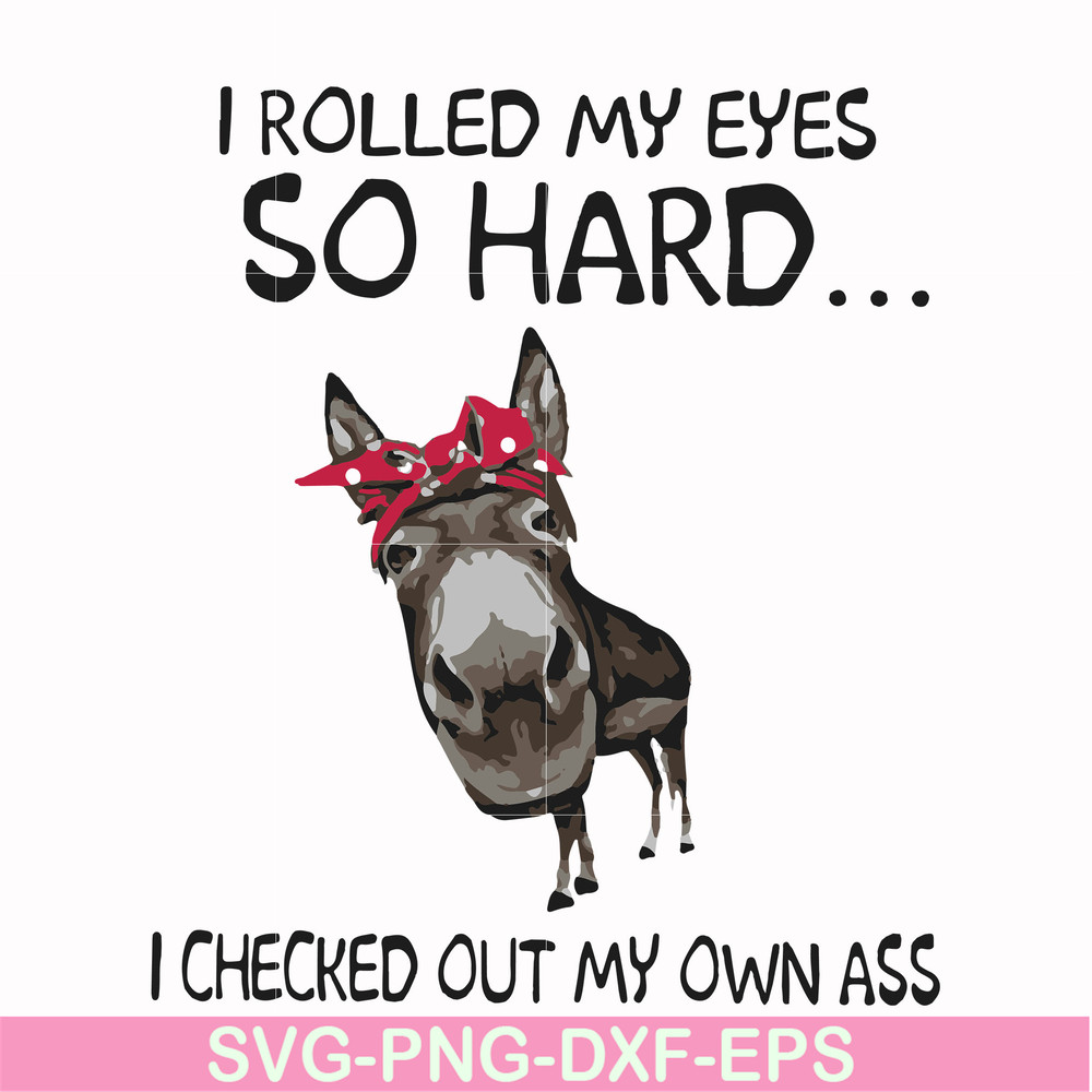 FN000417-I rolled my eyes so hard I checked out my own ass svg, png, dxf, eps file FN000417.jpg