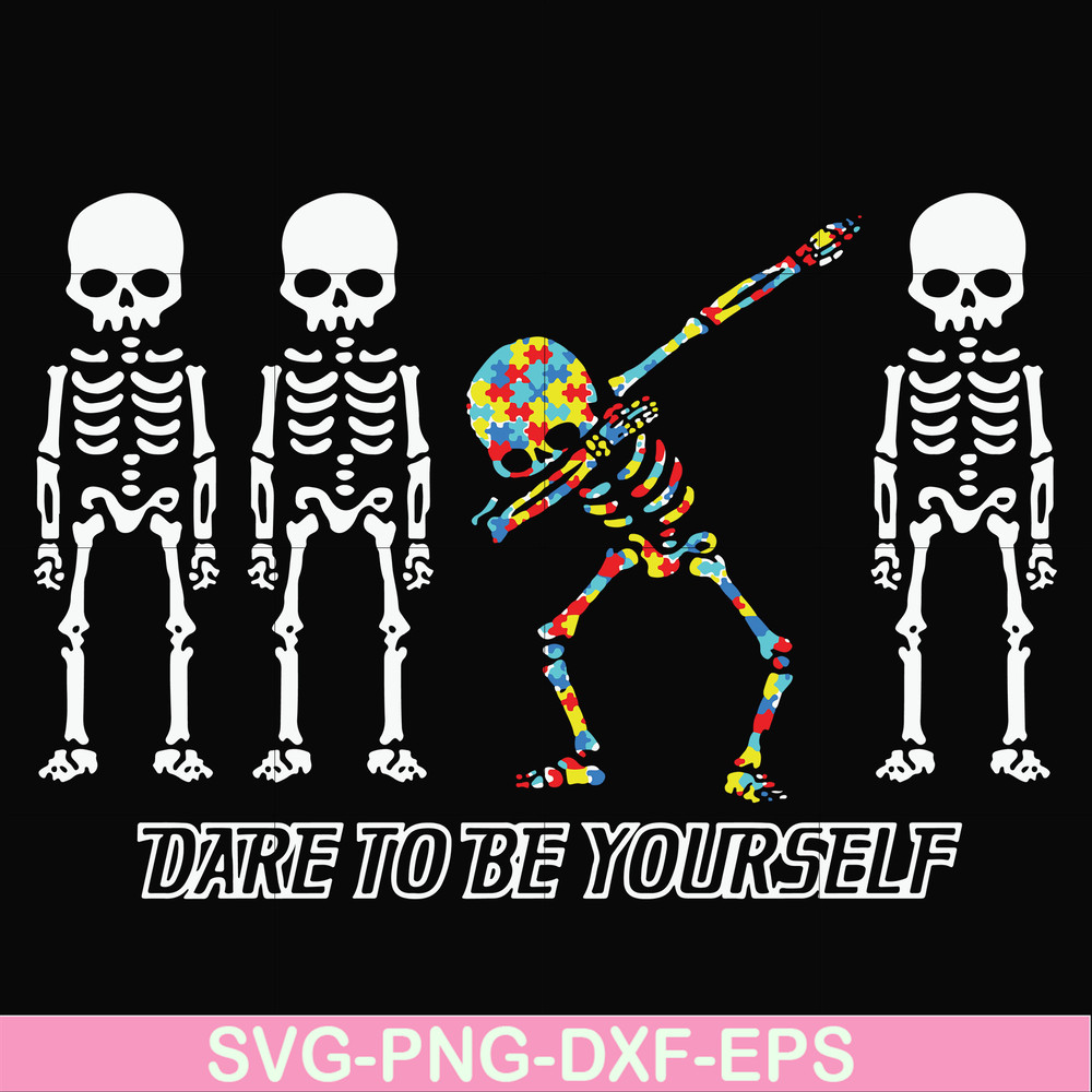 FN00057-Dare to be yourself svg, png, dxf, eps file FN00057.jpg