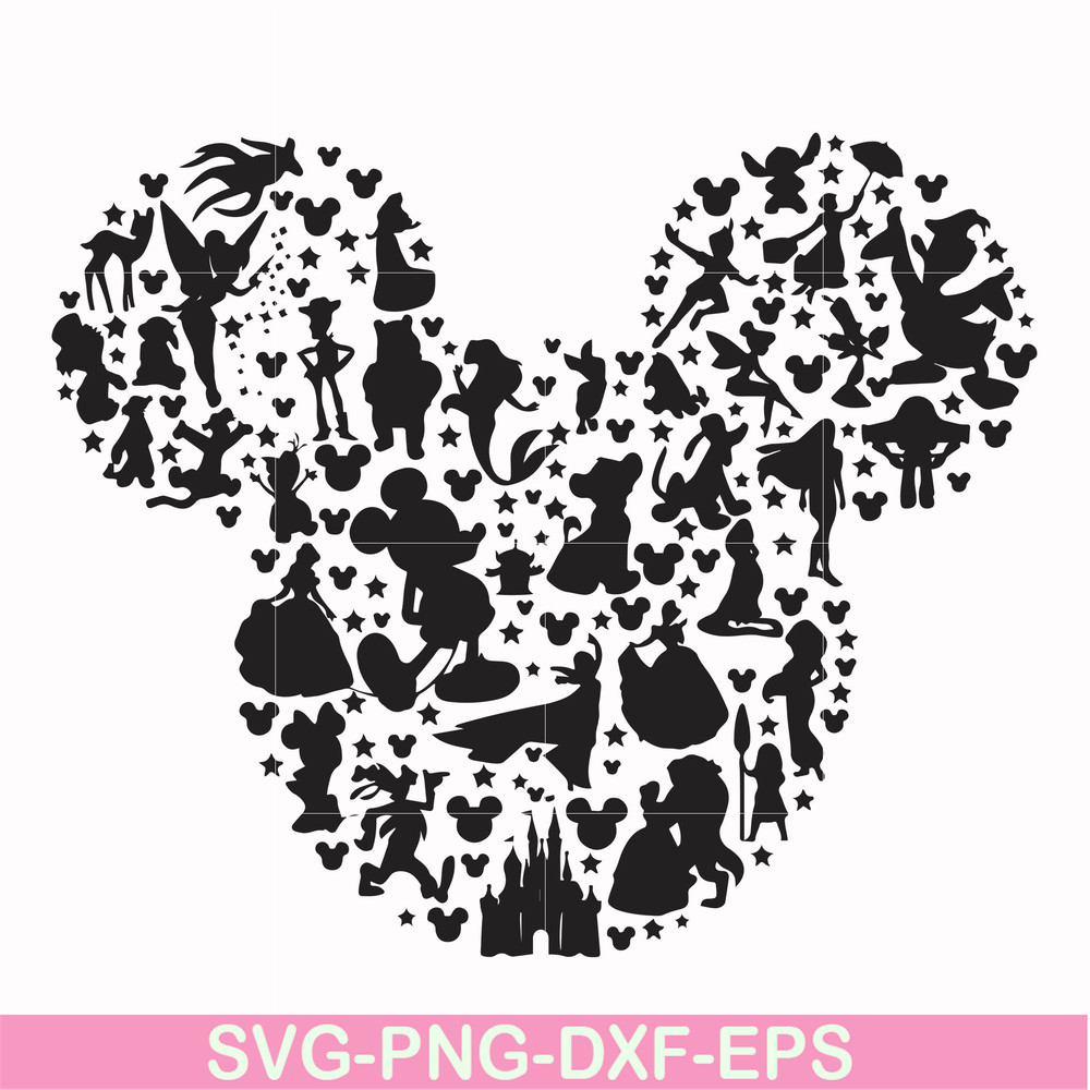 FN00062-Mickey svg, png, dxf, eps file FN00062.jpg