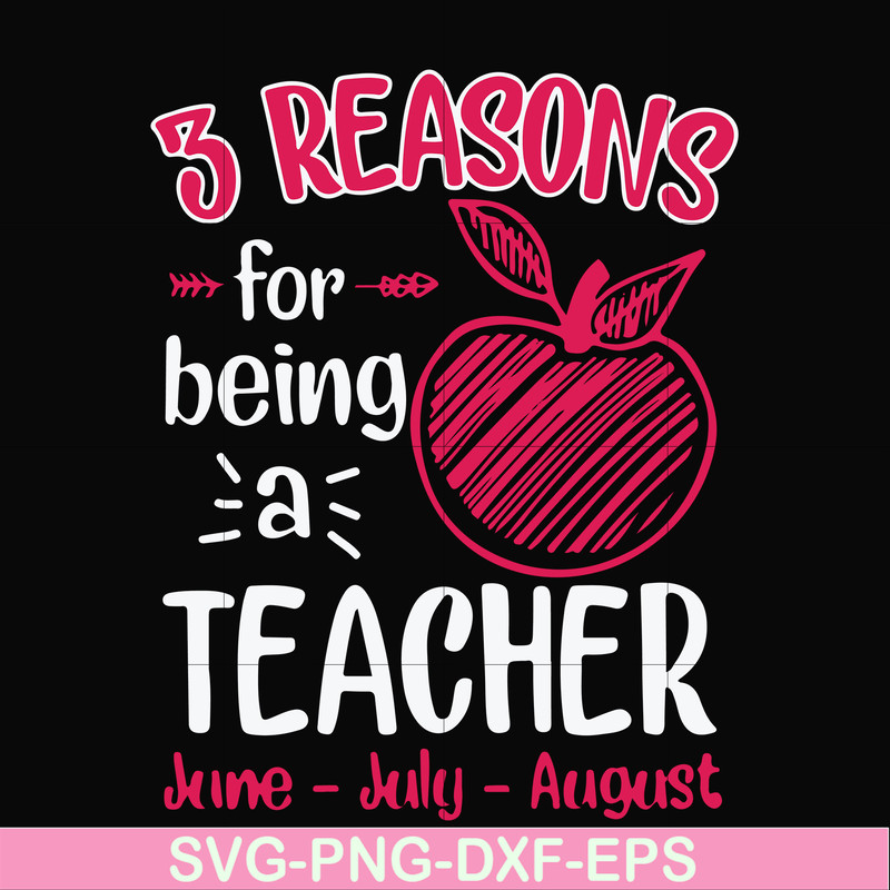FN000630-3 reasons for being a teacher svg, png, dxf, eps file FN000630.jpg