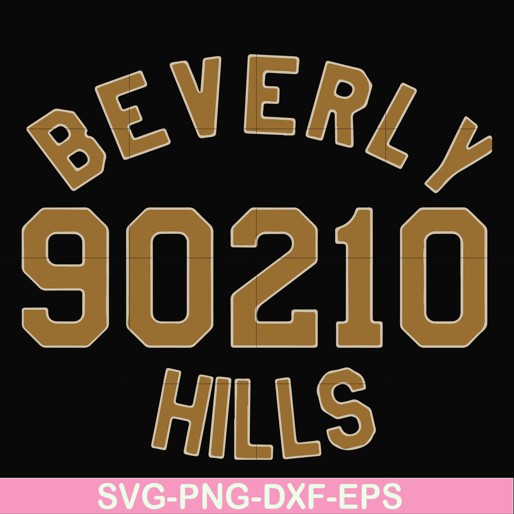FN000652-Beverly 90210 hills svg, png, dxf, eps file FN000652.jpg